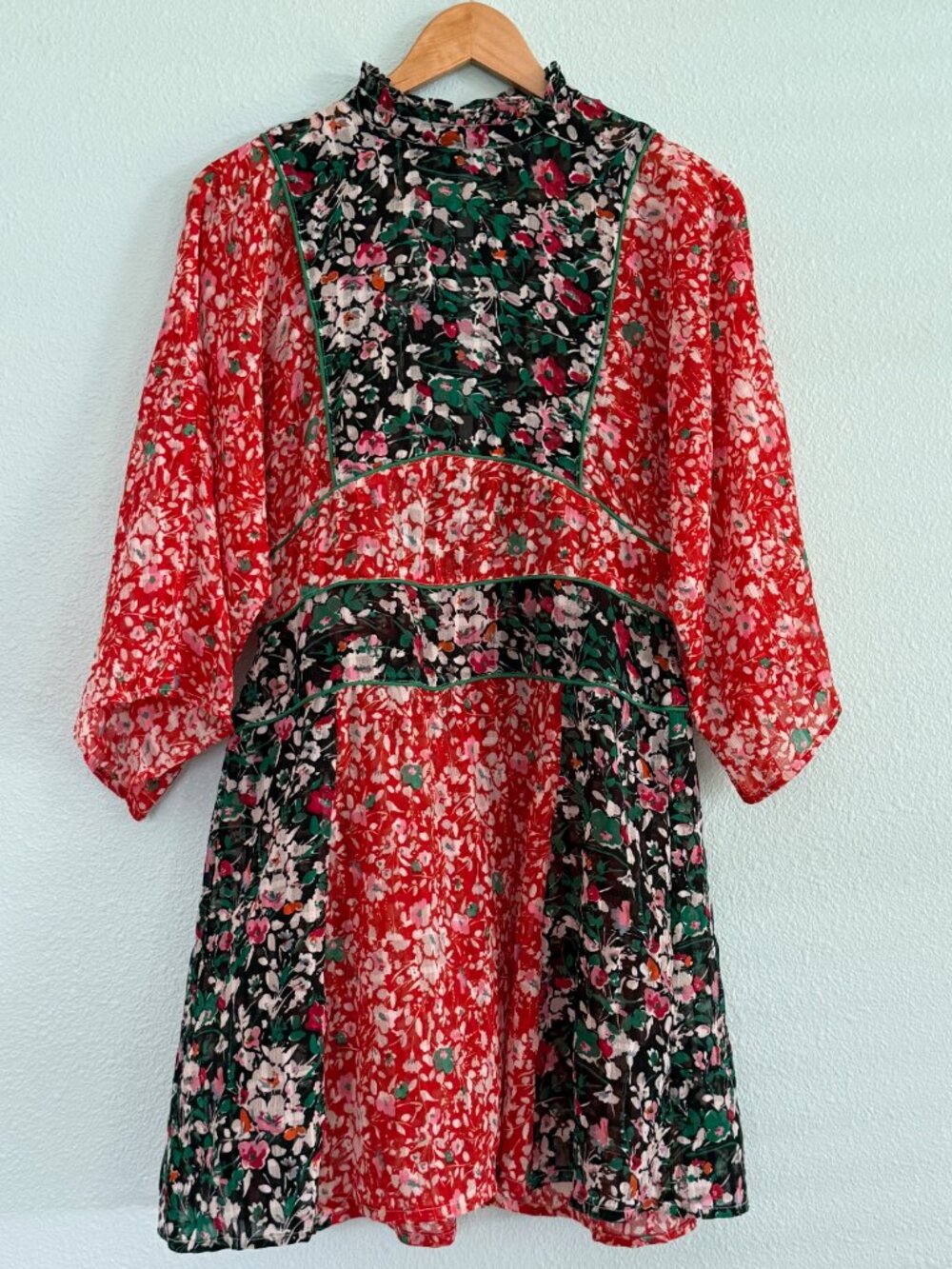 ASOS DESIGN Mixed Print Dress Size 8 - Picture 12 of 15